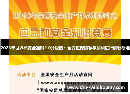 2026年世界杯安全准则2.0升级版：全方位保障赛事顺利进行的新标准